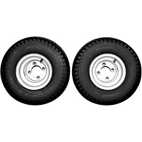 مجموعات الإطارات والعجلات مقاس 18x9.50-8 متوافقة مع عربات Hustler وHusqvarna وعربات الجولف (مجموعة من 2) in Kuwait