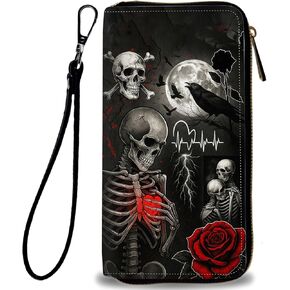 محفظة نسائية، محافظ فراشة عباد الشمس للنساء، محفظة جلدية بسحاب، سعة كبيرة، محافظ RFID للنساء مع فتحات بطاقات متعددة، محفظة نسائية صغيرة للعملات المعدنية وجيب للرجال وحقيبة سفر in Kuwait