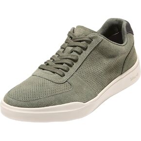 Cole Haan Men's Grand Crosscourt Modern PERF Sneaker, Ivory/Silver Birch, 10.5 in Saudi Arabia