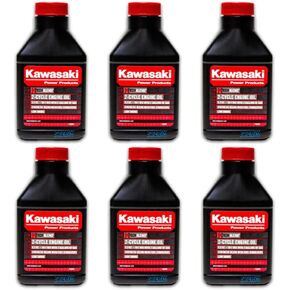 محركات كاواساكي 99969-6083 عبوة من 6 زيوت محرك K-Tech ثنائية الدورة 5.2 أونصة 2 جالون ميكس in Kuwait