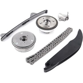 Timing Chain Kit with CVVT Gear Sprockets Compatible with 2017-2021 Elantra/Kona/Veloster, 2017-2022 Kia Forte/Forte5/Soul/Seltos 2.0L, Replaces# 24350-2E700, 243212E010 in Kuwait