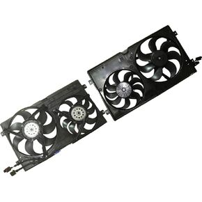 1 X Dual Radiator and Condenser Fan Assembly fits Volkswagen 1998 1999 2000 2001 2002 2003 2004 2005 2006 Replacement 1C0121207C, 1C0959455 in Saudi Arabia