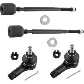 4Pcs Suspension Kit Front Outer Inner Tie Rods End Links Fit For Chevrolet Sprint 1989-1991, For Geo Metro 1989-1997, For Pontiac Firefly 1989-1991, For Suzuki Swift 1990-1995 ES3043 EV269 in Kuwait