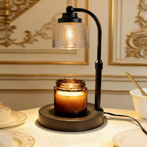 Candle Warmer Lamp with Timer & Dimmable Brightness, Gift for Women Mom Birthday Christmas, Wax Melter for Scented Jar Candles, Home Decor with 2 Bulbs & Warm Light in Saudi Arabia