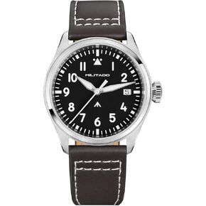 TACTICAL FROG MILITADO ML21 37mm Aviation-Inspired Field Watch, VH31 Sweep/515 Quartz Movement, Sapphire Crystal, BGW9 Lume, 100M Waterproof Men's Casual Dress Watch in Kuwait