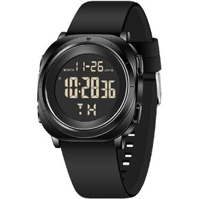 Mens Digital Waterproof Running Wrist Watches for Men Military Sports Tactical Dive Cheap Men's Wrist Watches Digital Black and Gold in Saudi Arabia