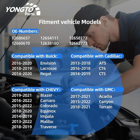 12686657 Brake Vacuum Pump Compatible with Chevy Malibu Impala Colorado Camaro Equinox Traverse GMC Canyon Acadia Terrain ATS CTS Buick Regal Lacrosse Replace OE 12654111 12658172 in Kuwait