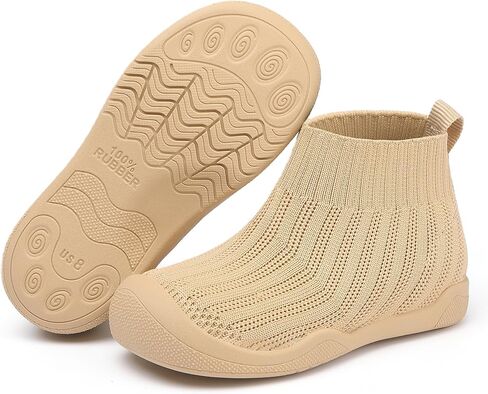 Toddler Socks Wrestling Shoes - Barefoot Wide Last Sports Shoes with Arch Support for Children Aged 2-8, Non Slip Sole and Reinforced Toe, Machine Washable in Kuwait