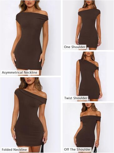 Womens Off The Shoulder Dress Sexy Summer Bodycon Mini Dresses for Women Going Out Cocktail Vacation Outfits in Saudi Arabia