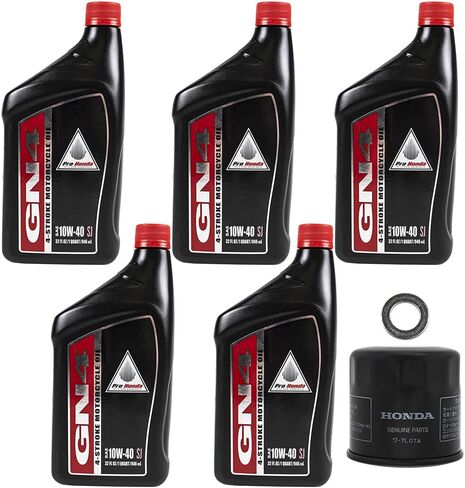 2002-2003 هوندا CBR 954 CBR954RR RR A AC OEM طقم تغيير الزيت الكامل H22 in Kuwait