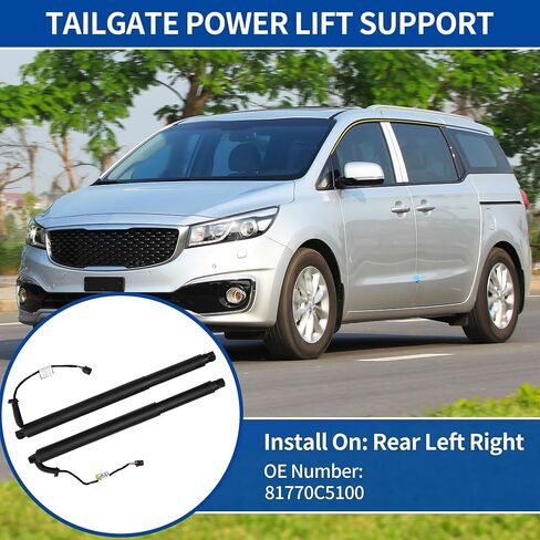 X AUTOHAUX Rear Left Right Tailgate Power Lift Support for Kia Sorento 2016-2020 Liftgate Power Hatch Shock Strut No.81770C5100/615103 Electric Trunk Power Liftgate 1 Pair in Saudi Arabia