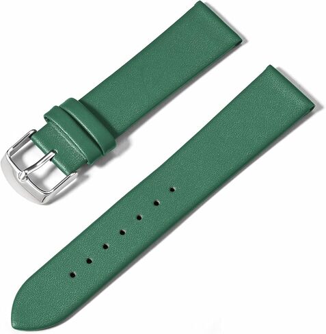Genuine Leather Watch Band Quick Release Classical Elegant Soft Leather Strap 12mm 14mm 16mm 18mm 20mm 22mm 24mm Replacement Strap for Men Women Ladies in Kuwait