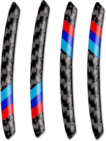 4PCS Universal Wheel Sticker, 3D Tricolor Flag Emblem Badge, Universal Car Decoration Accessories Carbon Fiber Wheel Protection for Most Vehicles in Saudi Arabia