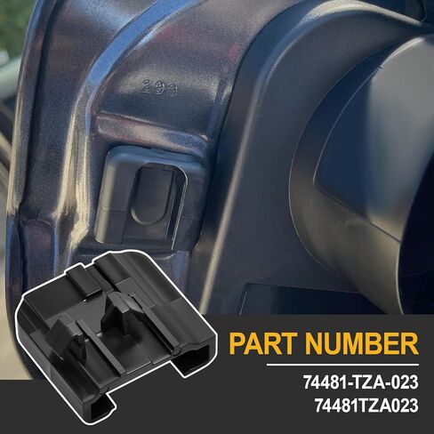 Fuel Lid Clip Compatible with 2022-2024 Accord Civic CRV Part Number 74481-TZA-023 in Saudi Arabia