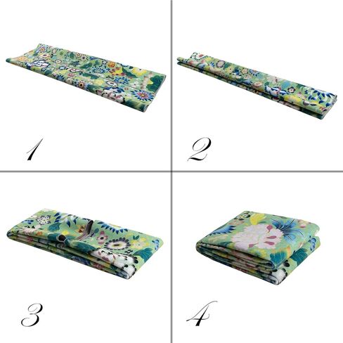 Washable Floral Area Rug,2x3ft Vintage Boho Rug Green,Ultra Light Rugs for Entrance,Non-Slip Low-Pile Indoor Mat Floor Carpet for Hallway Bedroom Kitchen Bathroom in Kuwait