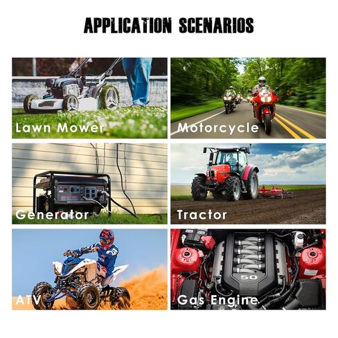 عداد ساعة رقمي / LCD رقمي يعمل بالطاقة الذاتية، بطارية مدمجة مقاومة للماء ABS تستخدم للمناشير، جزازات العشب، الدراجات النارية، المكربنات، ATVs، دراجات موتوكروس، المولدات، الجرارات in Kuwait