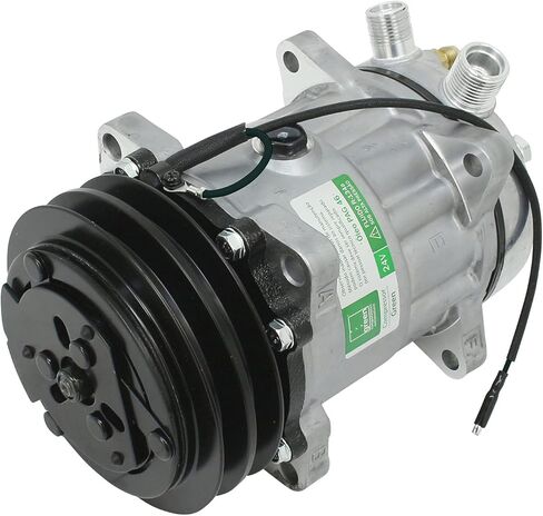 Universal A/C Compressor with 2PK Clutch 7H15 Model R134A V Belt in Kuwait