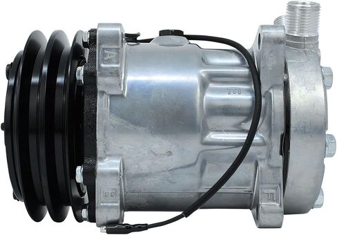 Universal A/C Compressor with 2PK Clutch 7H15 Model R134A V Belt in Kuwait