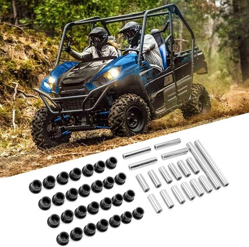 مجموعة البطانات الأمامية الخلفية للخدمة الشاقة على شكل حرف A HDPE ومجموعة جلبة ذراع التعليق للتحكم في الفولاذ متوافقة مع Kawasaki Teryx 4 750 800 2012-2025 in Kuwait