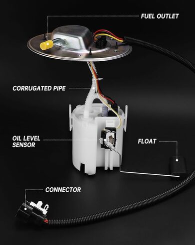 OKLPF Electric Fuel Pump Module Assembly for 2001 2002 2003 2004 Ford Mustang V6 3.8L 3.9L V8 4.6L,Replaces OE Number E2301M SP2301M in Kuwait