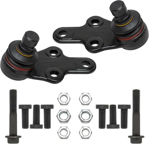 Detroit Axle - Front 8pc Suspension Kit for 13-18 Ford Focus, 14-18 Transit Connect, 4 Tie Rod Ends 2 Lower Ball Joints 2 Boots 2013 2014 2015 2016 2017 2018 Replacement in Saudi Arabia