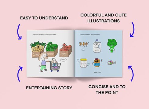 Books 1-8 + Conversation Cards (Financial Literacy Books for Ages 4-10, Great for Classrooms, Homeschoolers, Teachers, Parents) in Saudi Arabia