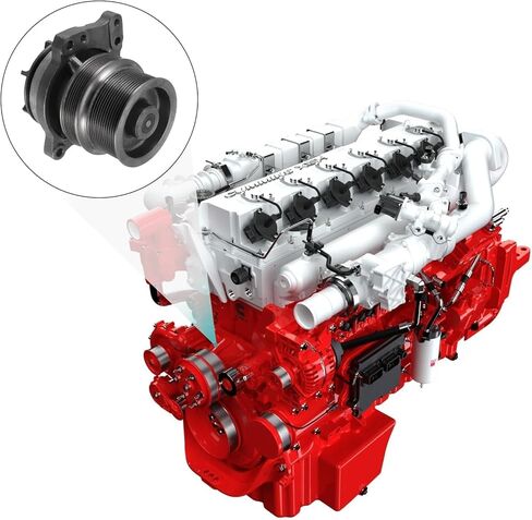 3684450 3683651 مضخة مياه (C&U Bearing) لـ Cummins ISX 15L QSX11.9 ISZ13 QSZ13 QSX15 FL50 FL60 FL70 FL80 CM871 CM2150 CM2250 CM2350 (Peterbilt Freightliner Cascadia) in Saudi Arabia