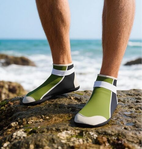 أحذية مائية سريعة الجفاف حافي القدمين من Aqua Socks، أحذية حمام السباحة للرياضات المائية للرجال والنساء in Kuwait