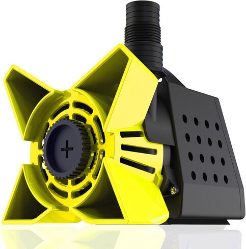 AgiiMan Sump Pump 1/4HP 3200GPH Submersible Water Pump with 10FT Power Cord, 3/4" Check Valve Adapter, Water Pump for Basements Pool Fountains Hot Tub Garden, Yellow in Saudi Arabia