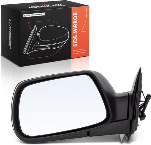 A-Premium Driver Side Power Door Mirror - Compatible with Jeep WK Series Grand Cherokee 2005-2010 - Heated Manual Folding Black Outside Rear View Mirror in Saudi Arabia