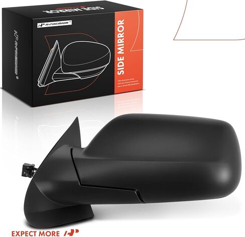 A-Premium Driver Side Power Door Mirror - Compatible with Jeep WK Series Grand Cherokee 2005-2010 - Heated Manual Folding Black Outside Rear View Mirror in Saudi Arabia