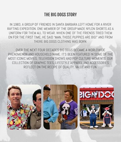 قبعات للأباء من ماركة Big Dogs للرجال | قبعة أبي مطرزة بشعار | قبعات البيسبول للرجال in Kuwait