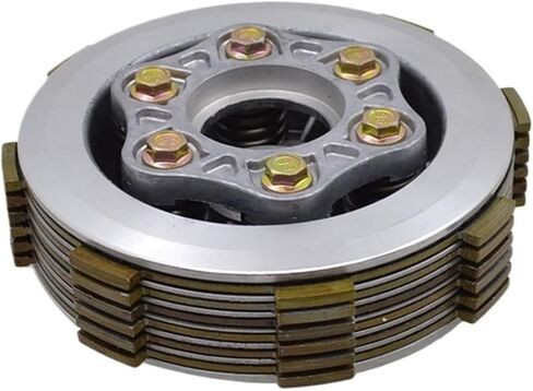 Central Clutch Pressure (6 Clutch Friction Plates 5 Iron Clutch Plates) Compatible with CG150 CG175 CG200 CG250 CG300 Dirt Bike Trike in Kuwait