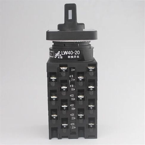 LW42A2-7591/LF301 Dual Power Circuit Switching Control 20A Three Position 7-Wire Knob Universal Rotary Cam Switch in Kuwait