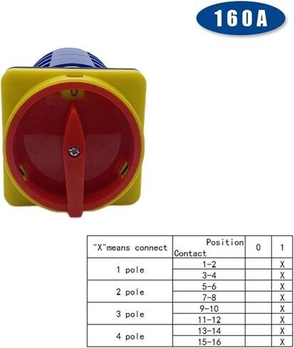 LW28 YMW26GS-160A Four Stage Power Cut-Off Padlock Universal Rotary cam Switch LW26GS-160/4 in Kuwait