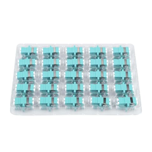 Fiber Optic Coupler LC-LC Fiber Optic Cable Adapter Coupler Duplex Multimode OM3 for Fiber Patch Cords in Saudi Arabia