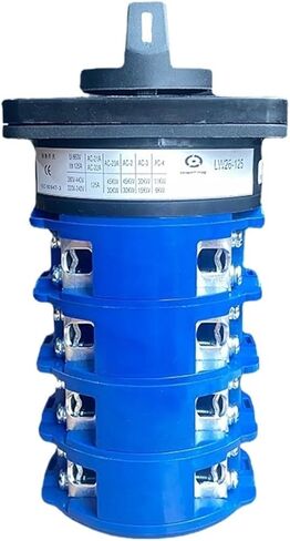 LW26-125/4 dc Voltage Automatic Electrical Changeover Rotary cam Switch Four Poles 125A Sliver Point Contacts in Kuwait