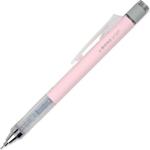 Tombow MONO GRAPH MECHANICAL PENCIL, LIMITED EDITION MINERAL COLOR, 0.5mm, Apricot Pink in Saudi Arabia