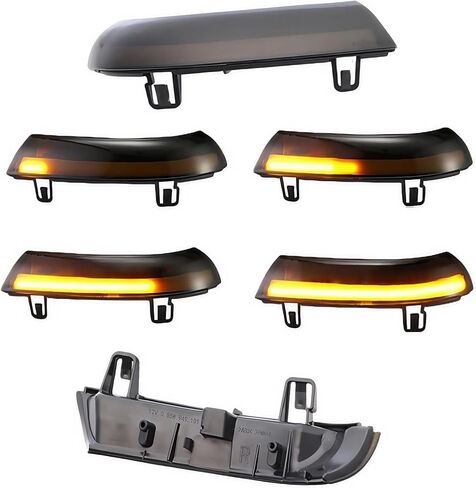 Sequential LED Side Mirror Turn Signal Lights Compatible with VW Golf 5 EOS GTI V Jetta MK5 Passat B5.5 B6 R36 Sharan Superb B5 R32 Rabbit Dynamic Indicator Mirror Marker Blinker Lamp,2PCS in Kuwait