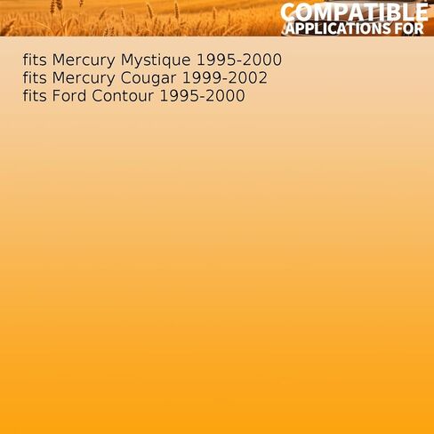 1 قطعة مجموعة مروحة المبرد والمكثف المزدوج تناسب Ford Contour 1995 1996 1997 1998 1999 2000 تناسب Mercury Cougar، Mystique 1995 1996 1997 1998-2002 استبدال F8RZ8C607GE in Saudi Arabia