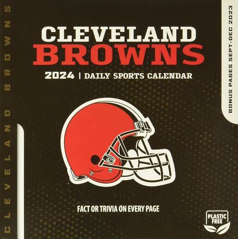 Turner Sports Cleveland Browns 2025 Box Calendar (25998053035) in Saudi Arabia