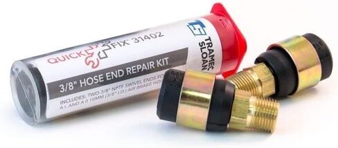 Belgrade Parts & Service, Inc. Tramec 31402 3/8'' NPTF Air Brake Hose End Fitting Kit for 3/8" Hose (1) in Kuwait