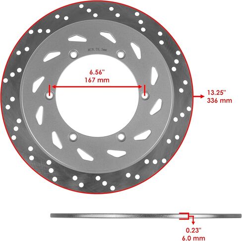 Caltric Front Rear Brake Disc Pads Compatible with Honda VTX1300C VTX1300S VTX1300R VTX1300T 2003 2004 2005 2006 2007 2008 2009 in Saudi Arabia