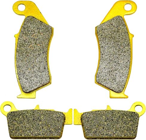 Front Rear Brake Pads for Honda CRF 230 L M CRF230L CRF230M 2008 2009 2010 2011 - CR 125 250 500 R CR125R CR250R CR500R Bakes 1995 1996 1997 1998 1999 2000 2001 FA131 FA185 MC0551-D in Saudi Arabia