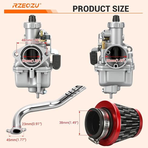 VM22 Carburetor Predator 212 Stage 1 Kit Compatible with 212cc 196cc GX160 GX200 6.5HP Engine Coleman CT200U CT200U-EX BT200X KT196 Baja Warrior MB165 MB200 RT200 Mini Bike Go Kart Cart Parts in Kuwait