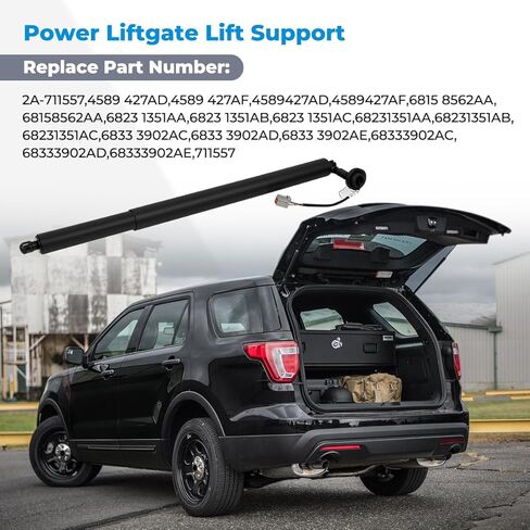 2A-711557 Liftgate Lift Support Compatible with Dodge 2011-2025 Durango,Rear Driver Power Liftgate Strut Replace 6833 3902AC, 6833 3902AD, 6833 3902AE, 68333902AC, 68333902AD, 68333902AE in Kuwait