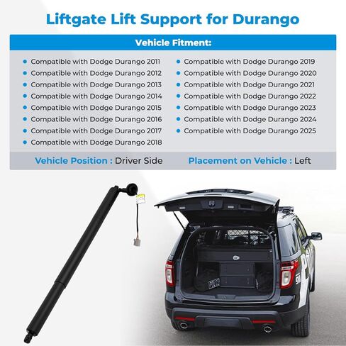 2A-711557 Liftgate Lift Support Compatible with Dodge 2011-2025 Durango,Rear Driver Power Liftgate Strut Replace 6833 3902AC, 6833 3902AD, 6833 3902AE, 68333902AC, 68333902AD, 68333902AE in Kuwait