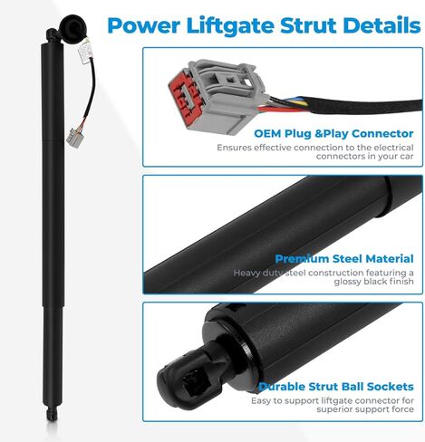 2A-711557 Liftgate Lift Support Compatible with Dodge 2011-2025 Durango,Rear Driver Power Liftgate Strut Replace 6833 3902AC, 6833 3902AD, 6833 3902AE, 68333902AC, 68333902AD, 68333902AE in Kuwait