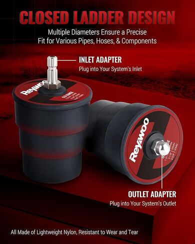 مجموعة اختبار تسرب توربو بوست، مجموعة اختبار تسرب نظام توربو 10 قطع مع 4 أزواج من المحولات المتدرجة 1-3/8 بوصة إلى 3-1/2 بوصة، جهاز اختبار تسرب ضغط توربو لتبريد أنابيب عادم الانبعاثات in Kuwait