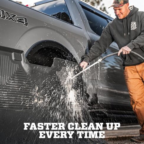 Husky Liners Weatherbeater Floor Mats | Fits 2022-2026 Kia Carnival | Front Row, 1-pc Black - 15071 in Kuwait